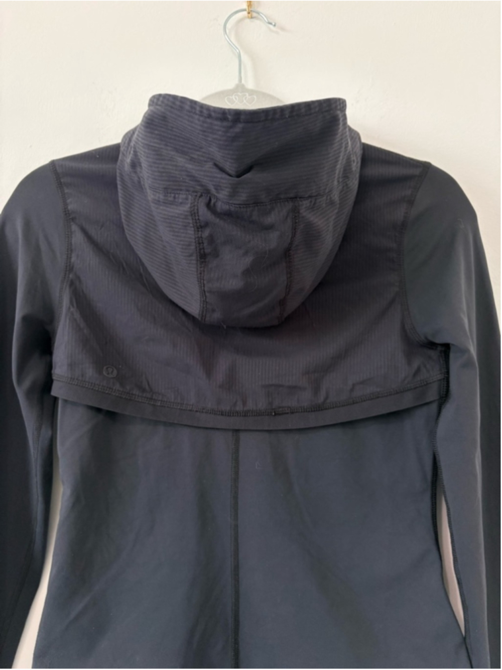 Lululemon Vintage Get Ready Jacket Hooded Full Zip Sz 2 Black EUC - Picture 8 of 11